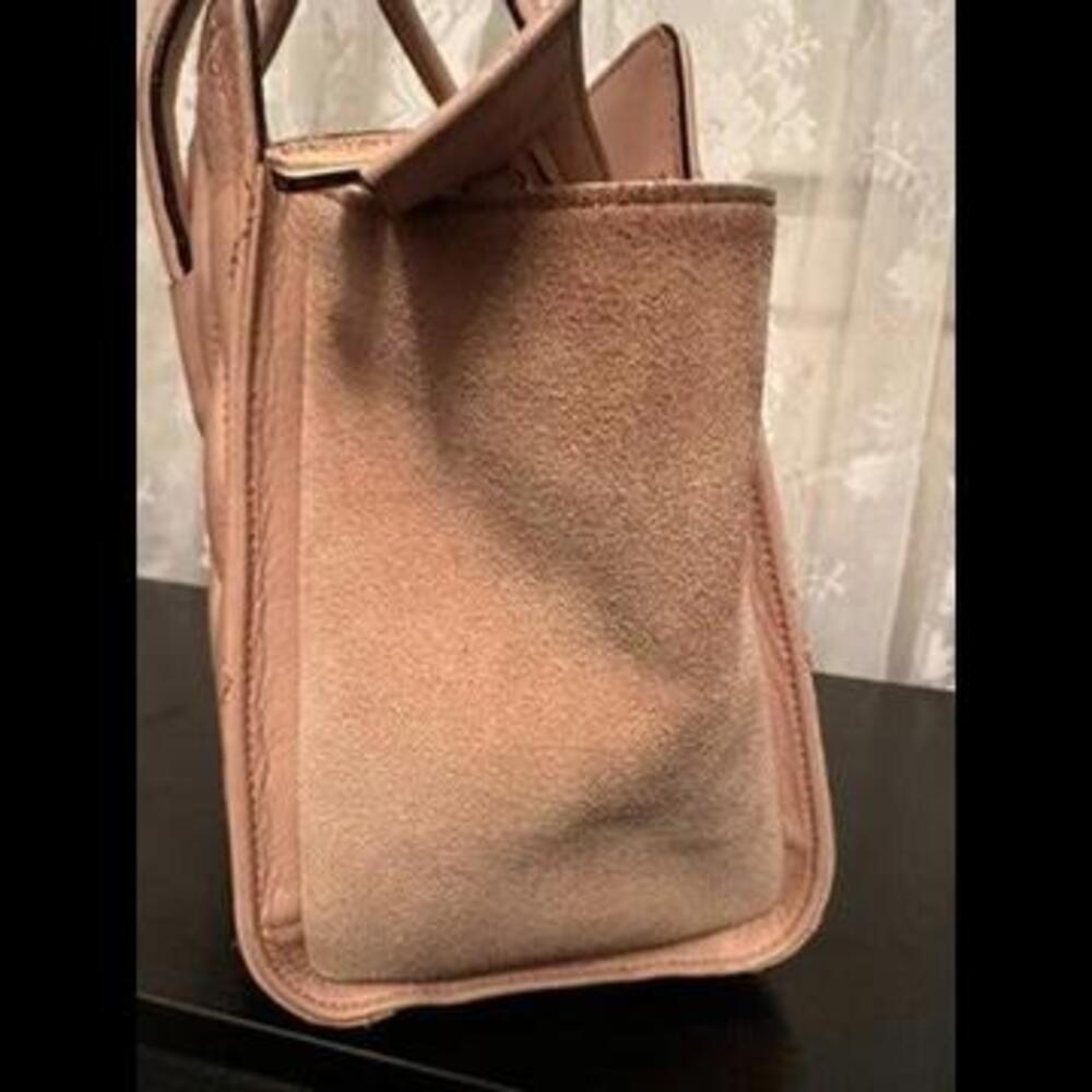 Valentino Chic Quilted Designer Tote in Blush - Picture 5 of 7